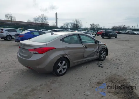2013 Hyundai Elantra Gls из США, поврежденный, VIN 5NPDH4AE1DH337524